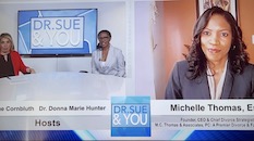 Attorney Michelle C. Thomas appears on Dr. Sue & You